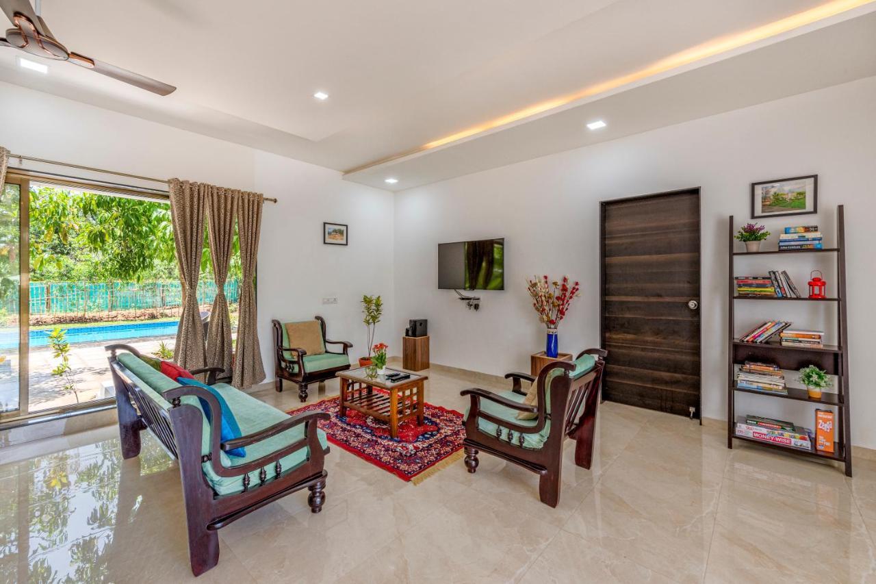 Saffronstays Lakeview Nivara - Farm Stay Villa With Private Pool Near Пуна Экстерьер фото
