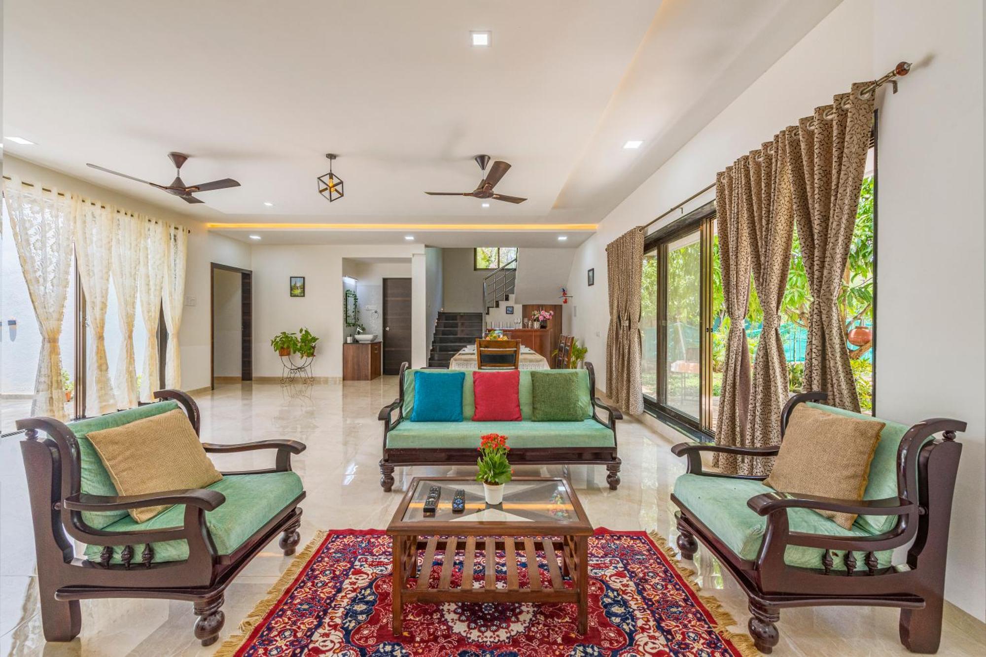 Saffronstays Lakeview Nivara - Farm Stay Villa With Private Pool Near Пуна Экстерьер фото